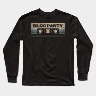 Bloc Cassette Mix Tape Music 2000S Rock Long Sleeve T-Shirt